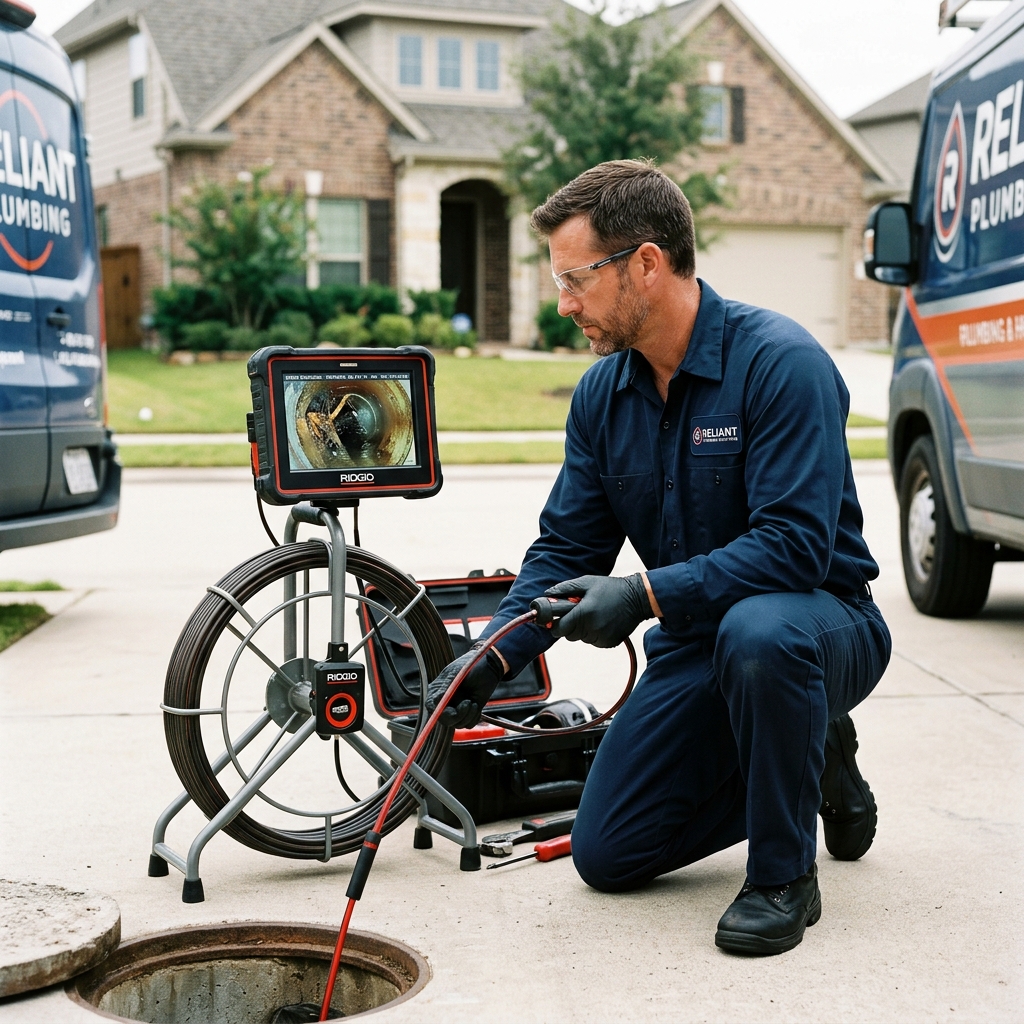 HD sewer line diagnostic camera equipment